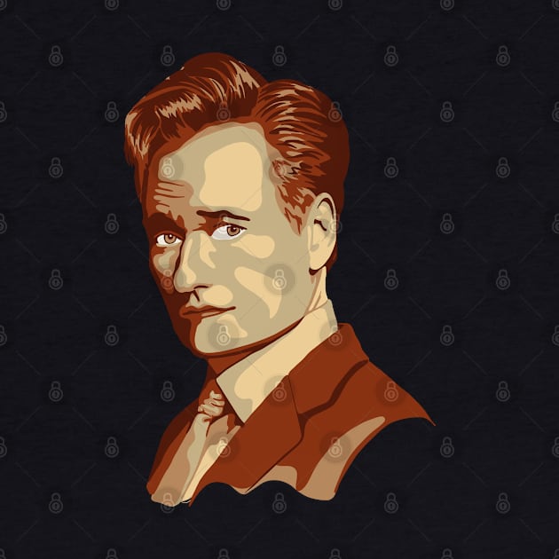 Conan O'Brien Portrait by Slightly Unhinged